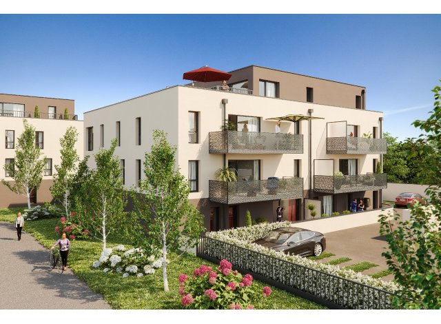 Investissement locatif dans le Calvados 14 : programme immobilier neuf pour investir Mélisande  Ifs
