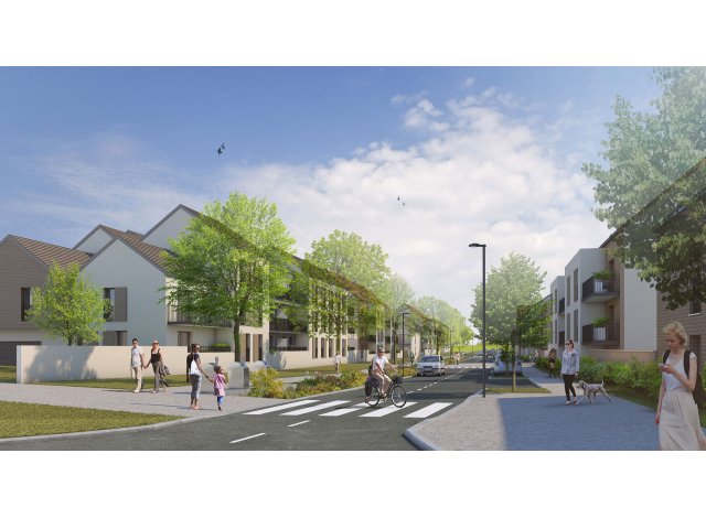 Investissement locatif dans le Val d'Oise 95 : programme immobilier neuf pour investir Le Haras  Marly-la-Ville