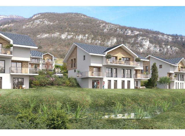 Investissement locatif en Savoie 73 : programme immobilier neuf pour investir Le Domaine Saint Saturnin  Saint-Alban-Leysse
