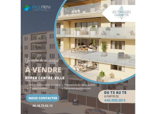 Investissement programme immobilier Les Terrasses Gambetta
