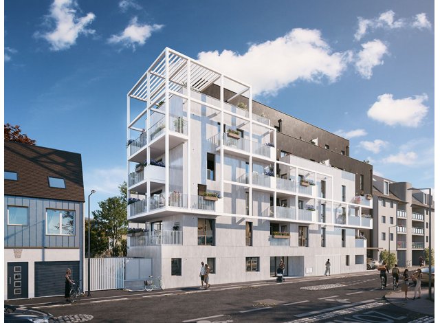 Investissement locatif en Bretagne : programme immobilier neuf pour investir Eclat  Rennes