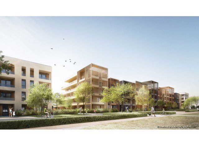 Investissement locatif dans le Maine et Loire 49 : programme immobilier neuf pour investir Square Desjardins  Angers
