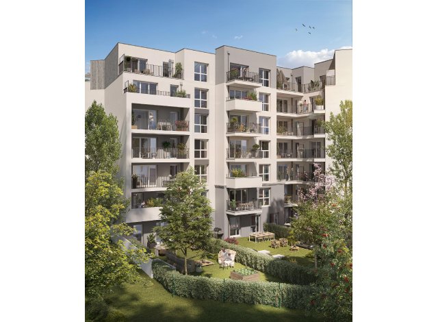 Investissement locatif en Seine-Saint-Denis 93 : programme immobilier neuf pour investir Villa le Rolland  Drancy