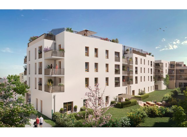 Investissement locatif en Rhne-Alpes : programme immobilier neuf pour investir Le Calice  Brignais