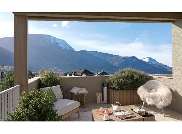 Investissement locatif en Haute-Savoie 74 : programme immobilier neuf pour investir Paloma  Cluses
