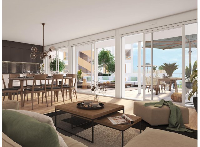 Investissement locatif  Antibes : programme immobilier neuf pour investir Angelina  Antibes