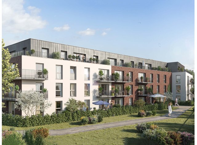 Investissement locatif  Douai : programme immobilier neuf pour investir Les Jardins de la Scarpe  Douai