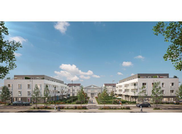 Investissement locatif en Haute-Normandie : programme immobilier neuf pour investir Le Jardin des Officiers  Vernon