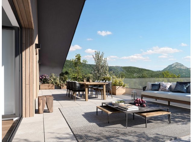 Investissement locatif en Haute-Savoie 74 : programme immobilier neuf pour investir Allure  Marignier