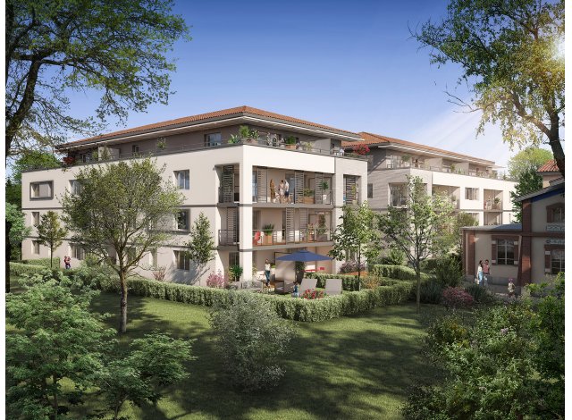 Investissement locatif en Haute-Garonne 31 : programme immobilier neuf pour investir Kaoma  Tournefeuille