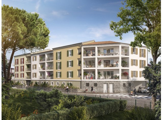 Investissement locatif en Paca : programme immobilier neuf pour investir Jardin des Songes  Brignoles