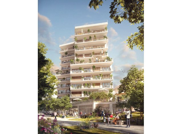 Investissement locatif dans les Hauts de Seine 92 : programme immobilier neuf pour investir West Village - Tribeca  Nanterre
