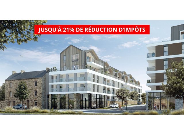 Investissement locatif en Bretagne : programme immobilier neuf pour investir Montana  Saint-Malo