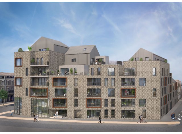 Investissement locatif en Bretagne : programme immobilier neuf pour investir Terres Brunes  Saint-Malo