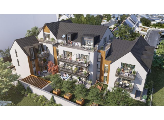 Investissement locatif en Bretagne : programme immobilier neuf pour investir Agapanthe  Saint-Malo