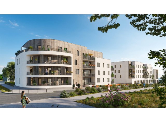 Investissement locatif en Basse-Normandie : programme immobilier neuf pour investir Les Promenades de Gaïa  Colombelles