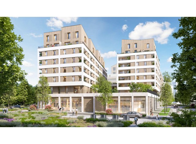 Investissement locatif dans le Val de Marne 94 : programme immobilier neuf pour investir Vertuo  Créteil