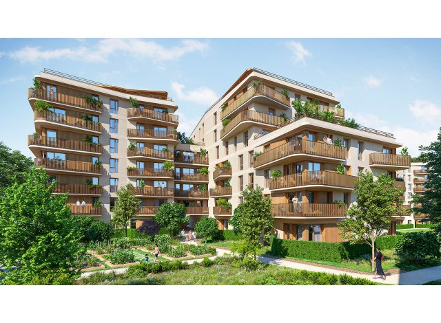 Investissement locatif en Seine-Saint-Denis 93 : programme immobilier neuf pour investir Sur la Promenade  Noisy-le-Grand
