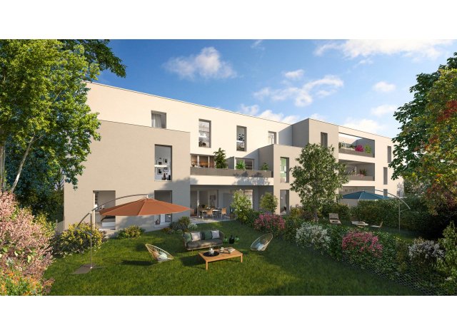 Investissement locatif en Loire Atlantique 44 : programme immobilier neuf pour investir Résidence Poésia  Blain