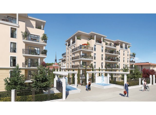 Investissement locatif en France : programme immobilier neuf pour investir Domaine du Parc Rambot  Aix-en-Provence