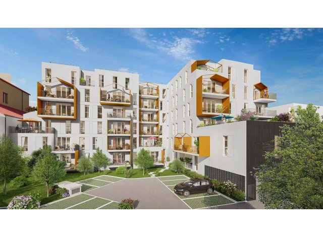 Investissement locatif  Bondoufle : programme immobilier neuf pour investir Design  Évry-Courcouronnes