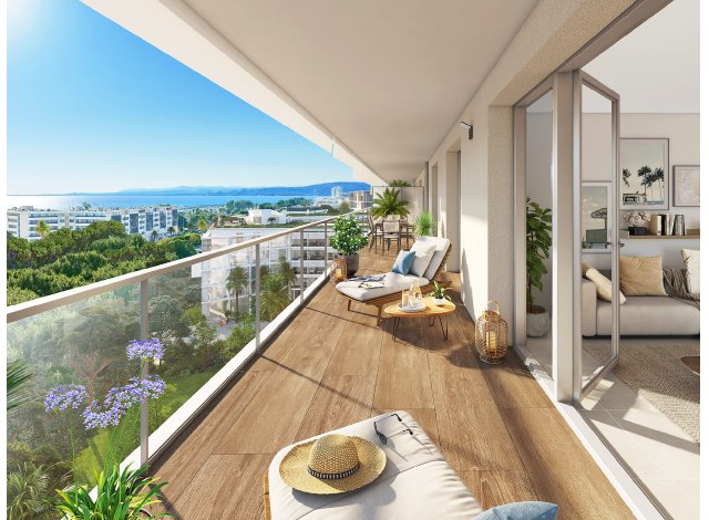 Investissement locatif en Paca : programme immobilier neuf pour investir Seaside View  Saint-Laurent-du-Var
