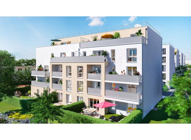Investissement locatif dans l'Essonne 91 : programme immobilier neuf pour investir L'Écrin de Launay  Chilly-Mazarin