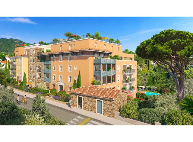 Investissement locatif en France : programme immobilier neuf pour investir Castel Panorama  Cavalaire-sur-Mer