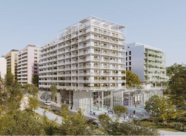 Investissement locatif  Paris : programme immobilier neuf pour investir Mundo  Saint-Ouen-sur-Seine