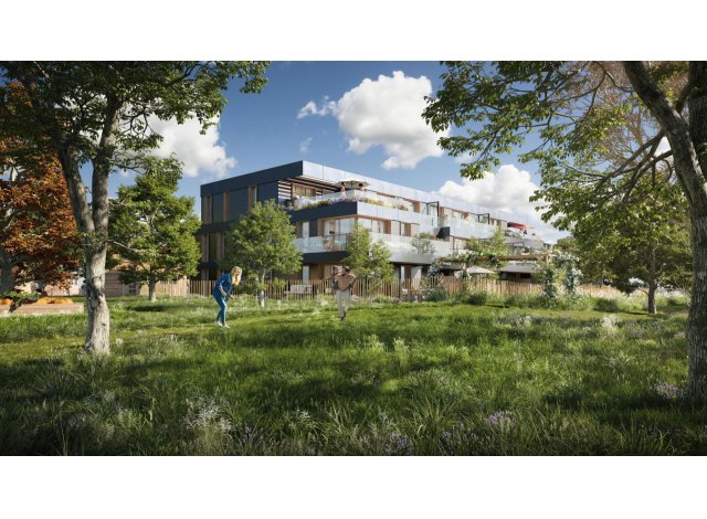 Investissement locatif en Nord-Pas-de-Calais : programme immobilier neuf pour investir Le Jade  Villeneuve-d'Ascq