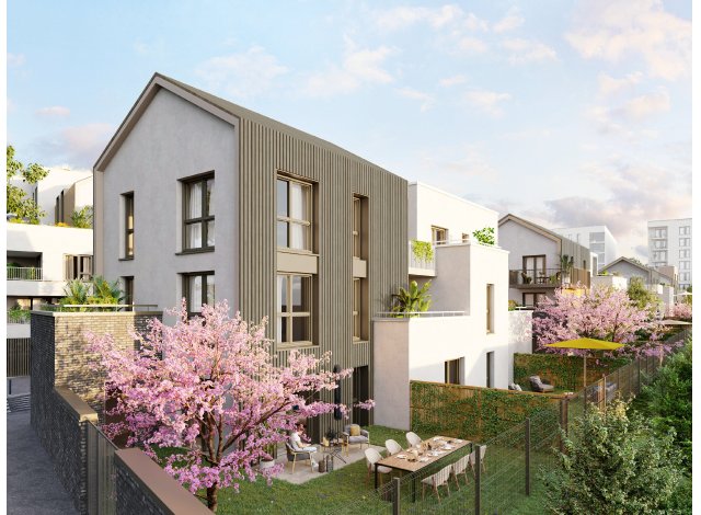 Investissement locatif  Saint-Ouen-l'Aumne : programme immobilier neuf pour investir Le Domaine des Cerisiers  Montigny-lès-Cormeilles