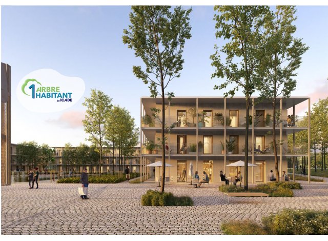 Investissement locatif dans les Yvelines 78 : programme immobilier neuf pour investir Les Bosquets du Roi - Appartements  Versailles