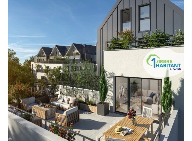 Investissement locatif en France : programme immobilier neuf pour investir Sun Side  Créteil