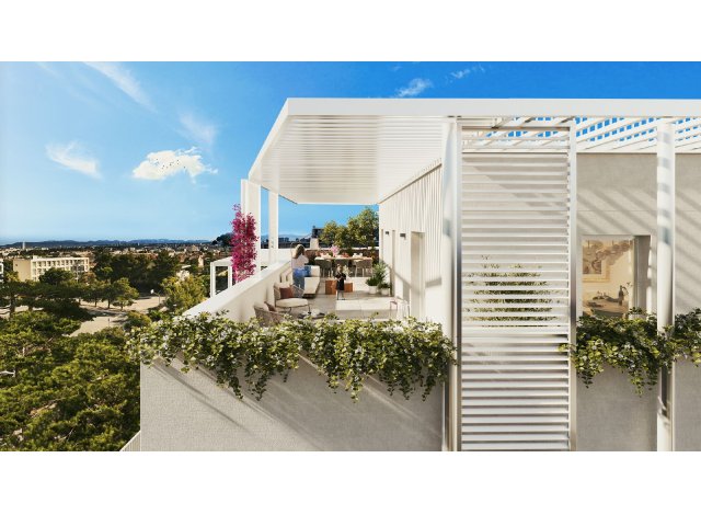 Investissement locatif en Paca : programme immobilier neuf pour investir Parc des Arts  Marseille 9ème