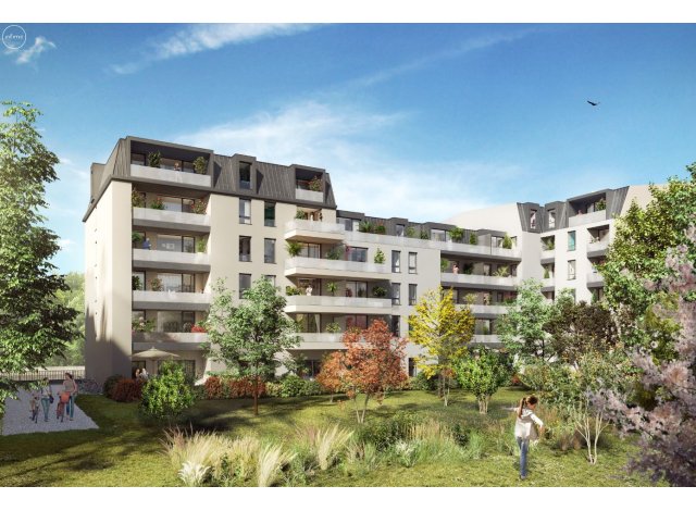 Investissement locatif dans le Haut-Rhin 68 : programme immobilier neuf pour investir Grand Angle  Mulhouse