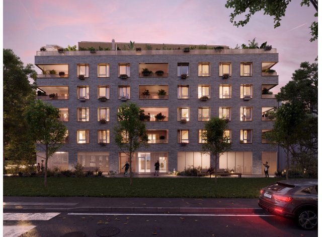 Investissement locatif  Paris 12me : programme immobilier neuf pour investir Vallée Petra  Créteil