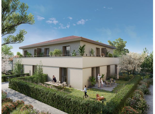Investissement locatif en Gironde 33 : programme immobilier neuf pour investir Le Florilège  Gradignan