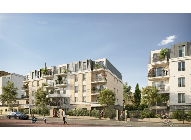 Investissement locatif en France : programme immobilier neuf pour investir Villa Nymphea  Argenteuil
