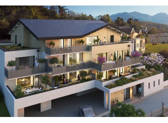 Investissement locatif en Rhne-Alpes : programme immobilier neuf pour investir Azolla  Jacob-Bellecombette