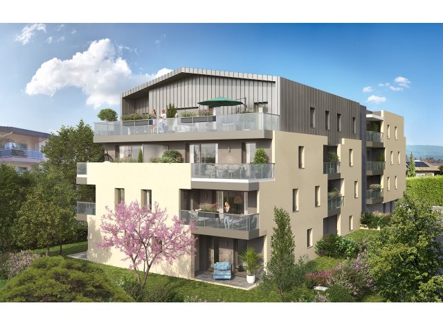 Investissement locatif  Lyaud : programme immobilier neuf pour investir Elyn  Thonon-les-Bains