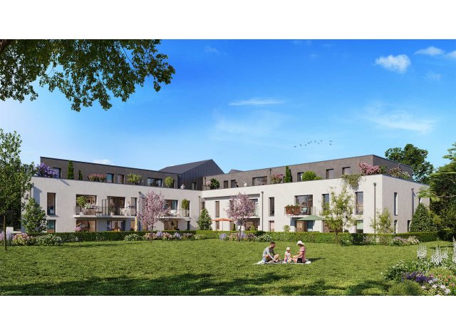 Investissement locatif en Picardie : programme immobilier neuf pour investir Les Chrysalides  Pont-de-Metz