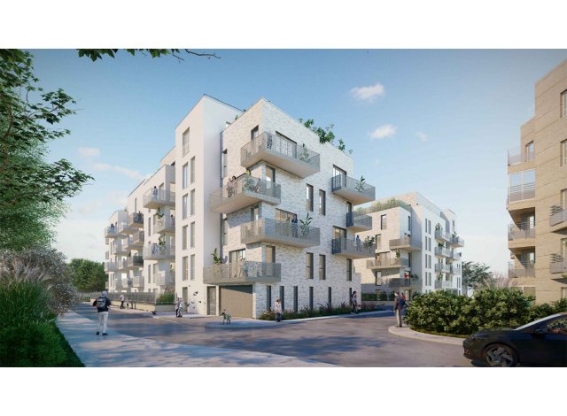Investissement locatif dans le Val d'Oise 95 : programme immobilier neuf pour investir Résidence Obré  Ermont