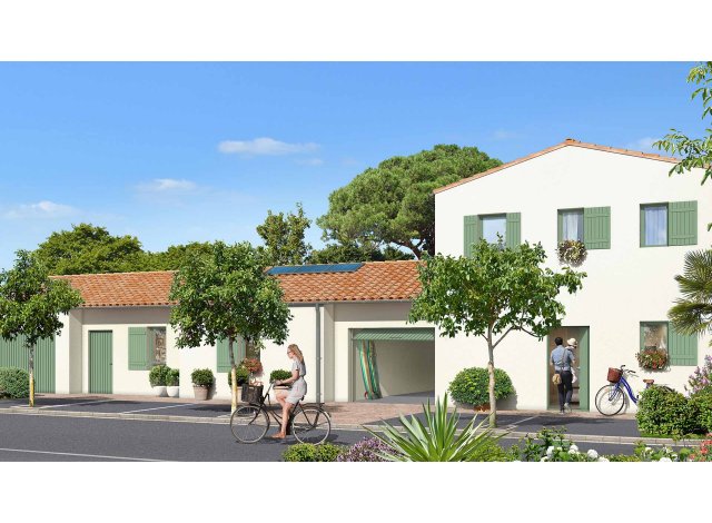 Investissement locatif en Charente-Maritime 17 : programme immobilier neuf pour investir Côté Mer  Saint-Georges-d'Oléron