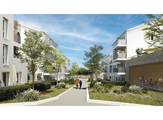 Investissement locatif en Seine et Marne 77 : programme immobilier neuf pour investir L'Allée de l'Ermitage  Dammarie-les-Lys
