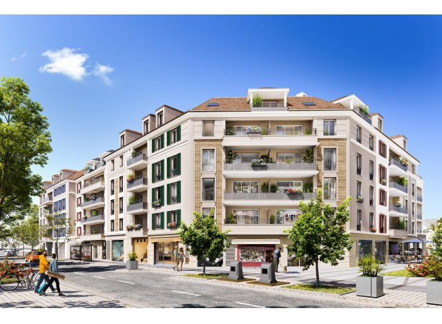 Investissement locatif  Meru : programme immobilier neuf pour investir Les Allées de Sainte-Honorine  Taverny