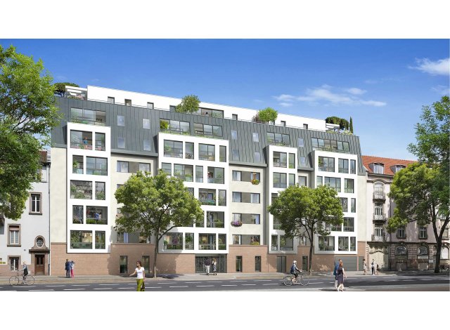 Investissement locatif dans le Bas-Rhin 67 : programme immobilier neuf pour investir Nouvel Art  Strasbourg