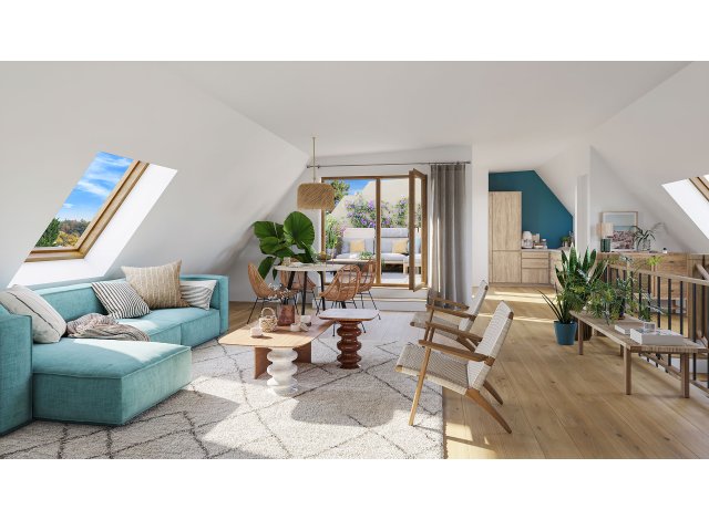 Investissement locatif en Ille et Vilaine 35 : programme immobilier neuf pour investir Villa Hermine  Saint-Malo