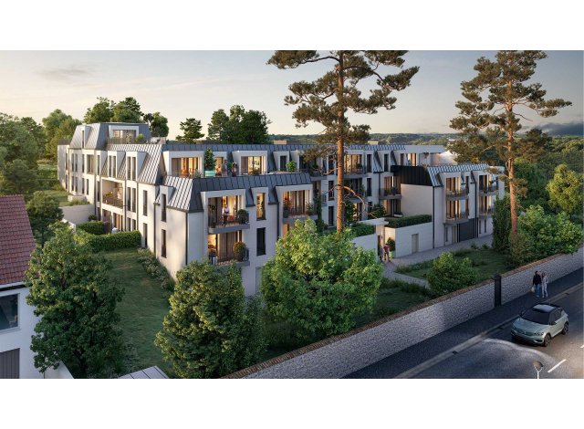 Investissement locatif dans l'Essonne 91 : programme immobilier neuf pour investir Le Manoir du Parc  Brunoy