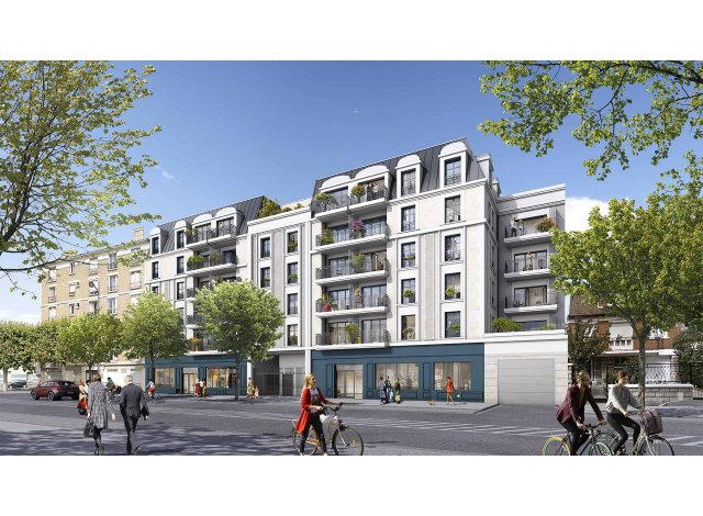 Investissement locatif dans le Val de Marne 94 : programme immobilier neuf pour investir Les Jardins de Lonray  Champigny-sur-Marne