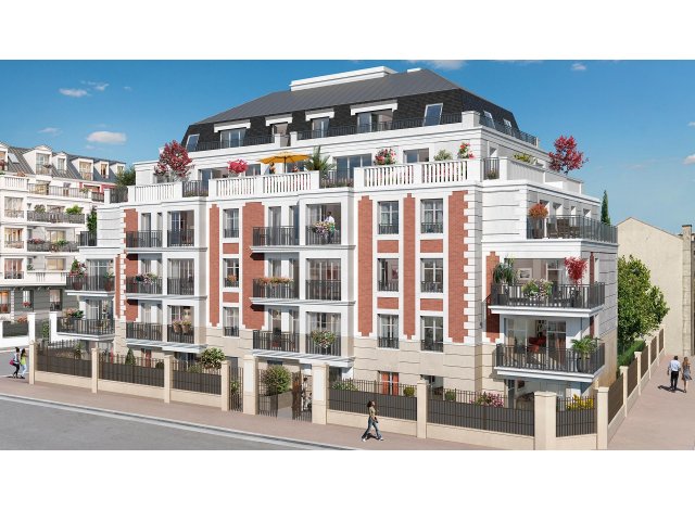 Investissement locatif en Seine-Saint-Denis 93 : programme immobilier neuf pour investir Instants de Ville  Gagny